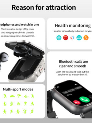2 in 1 Smartwatch