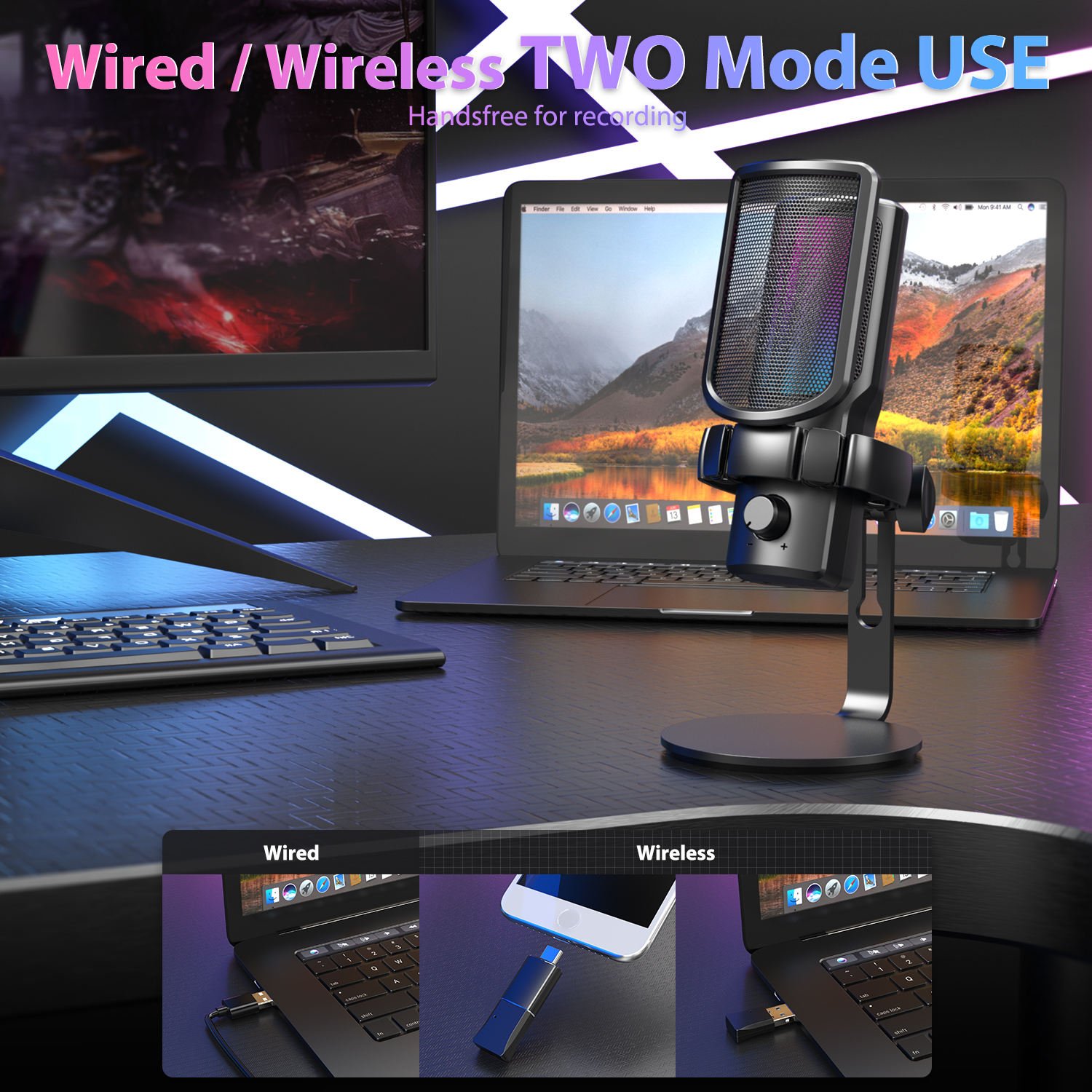 Professional Microphone Micro Phone Studio Podcast Recording - Image 4
