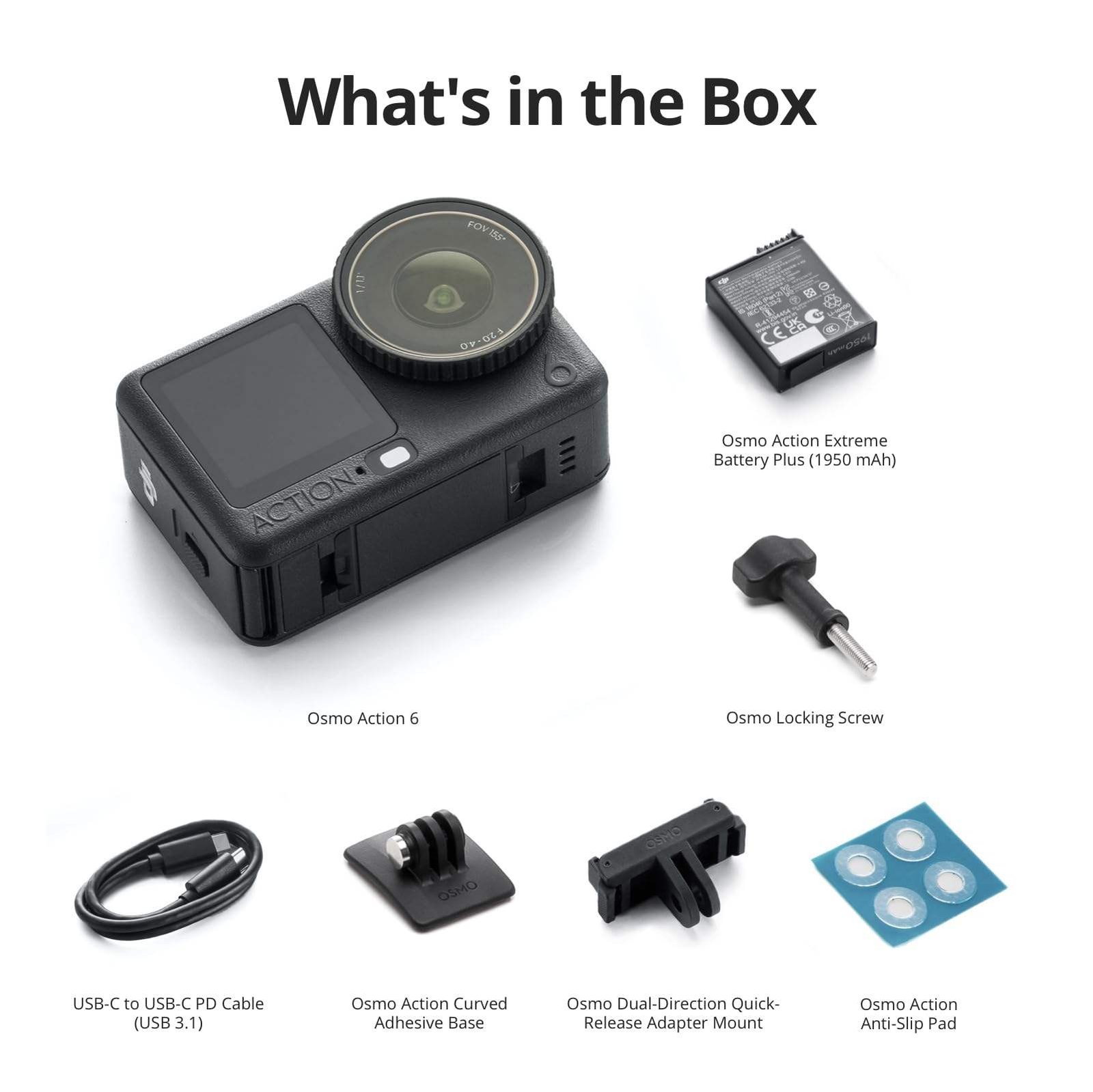 Osmo Action 6 Standard Combo Action Camera with 50GB Built In Storage 4K 120fps - Image 3