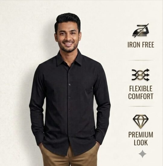 Premium Korean Micro Stretch Fabric Shirt