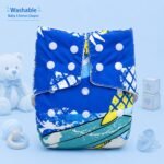 Baby Washable Cloth Diaper - Blue